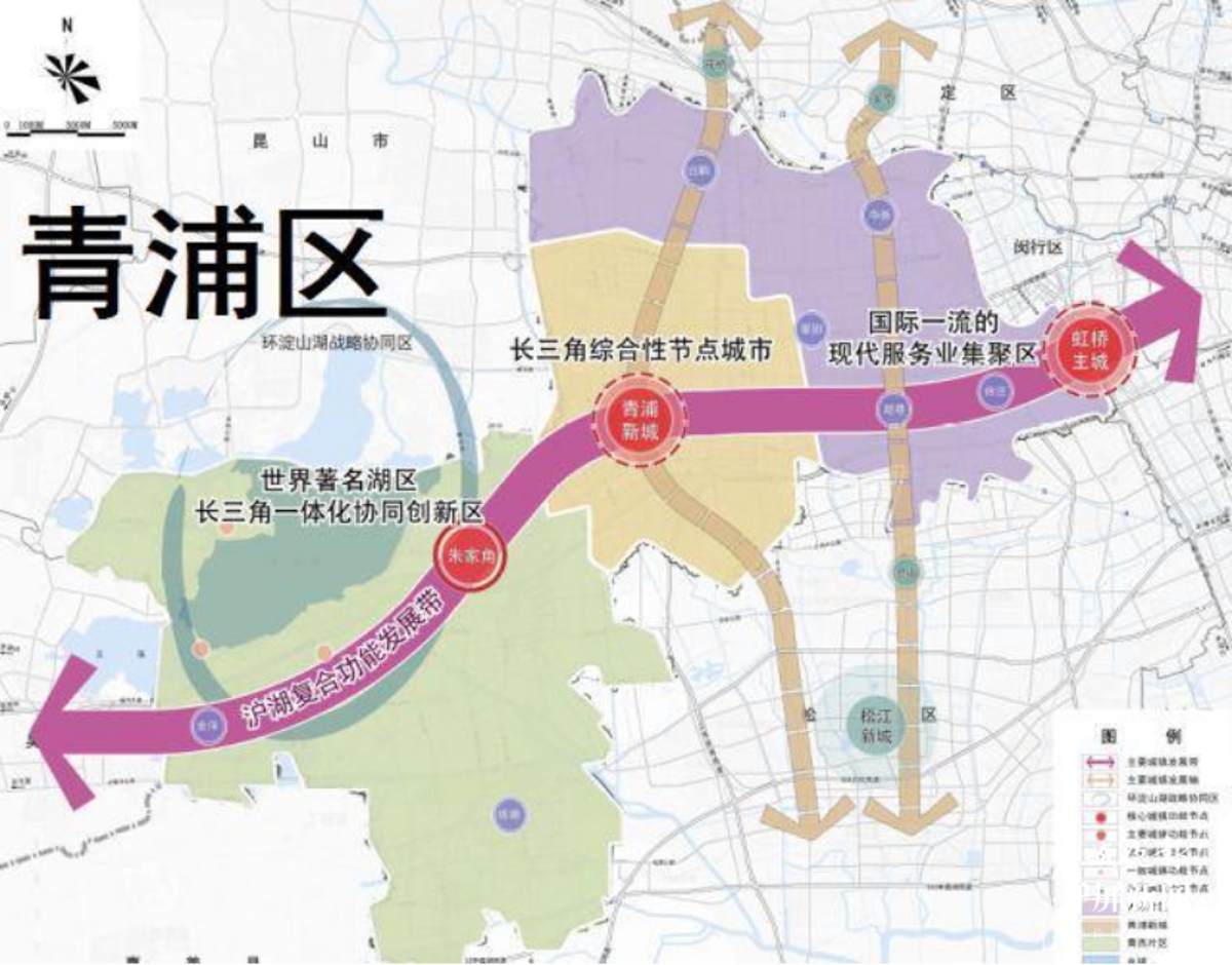 青浦区综合性节点城市的交通枢纽规划