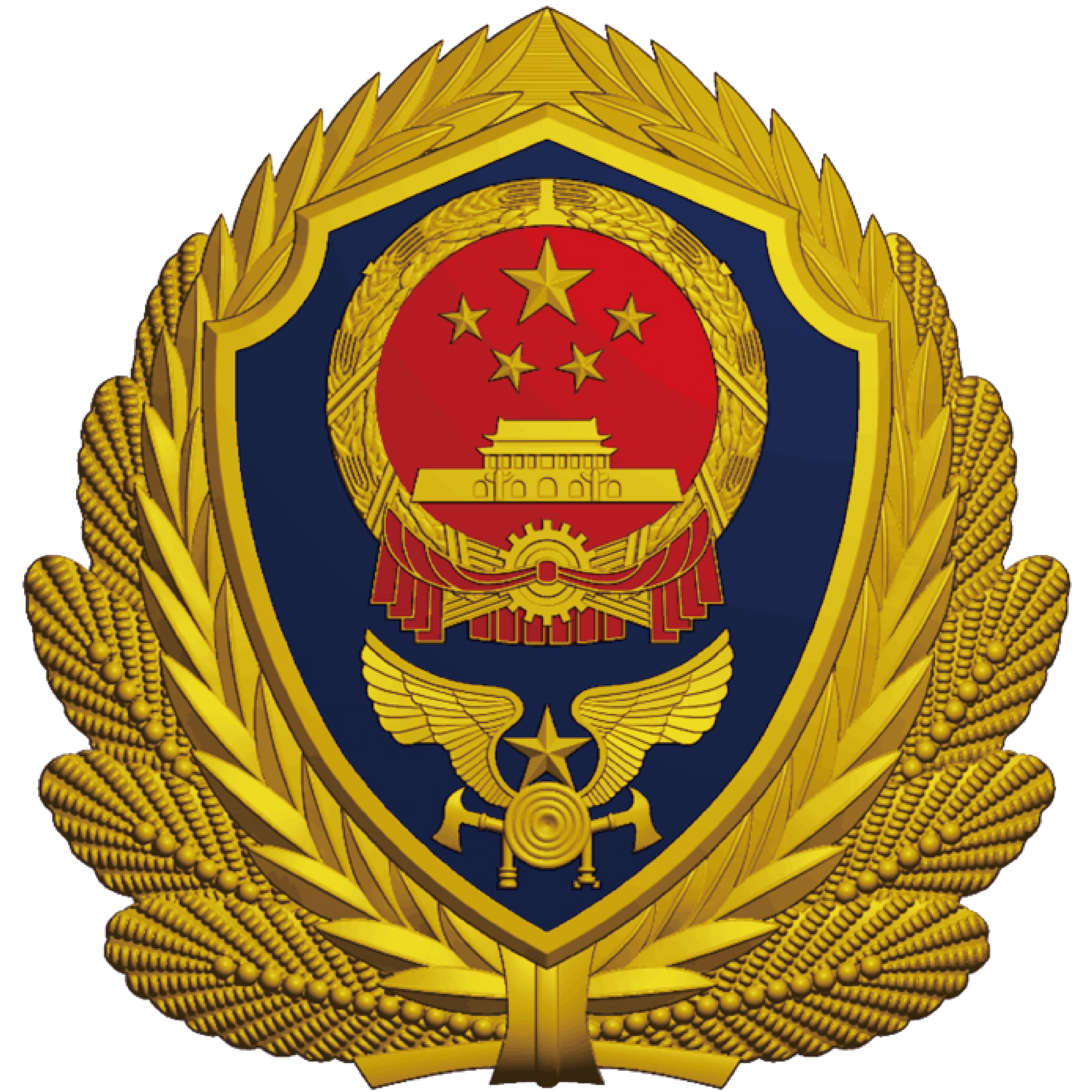 中国消防队徽图片
