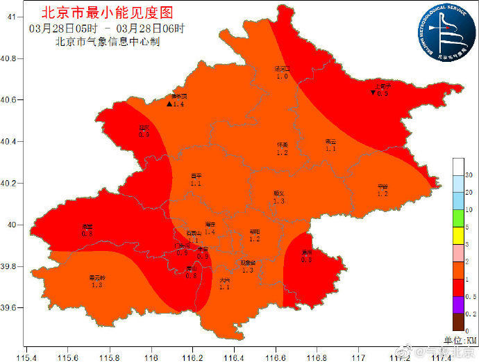 沙尘和大风凌晨已进京!北京空气质量已达严重污染