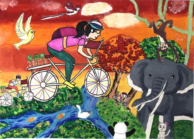 《环保骑行，播种希望》 王熙蕾 11岁.jpg