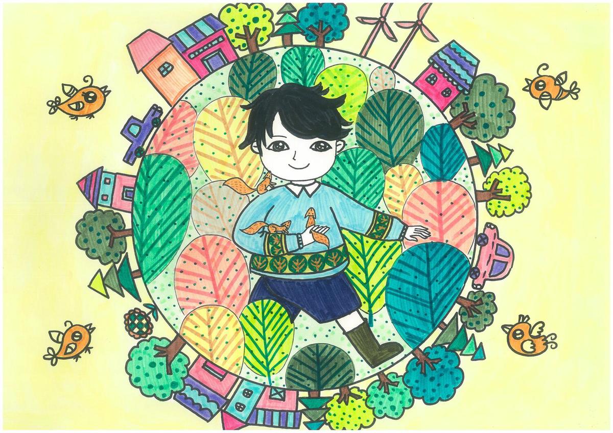 张浦镇2020年地球一小时“为地球发声”儿童绘画大赛圆满结束_环保