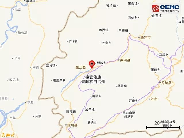 盈江地图县内地图图片