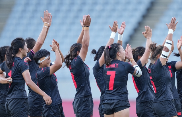 7月31日，七人制橄榄球中国获得女子第七名（图自新华社.jpg