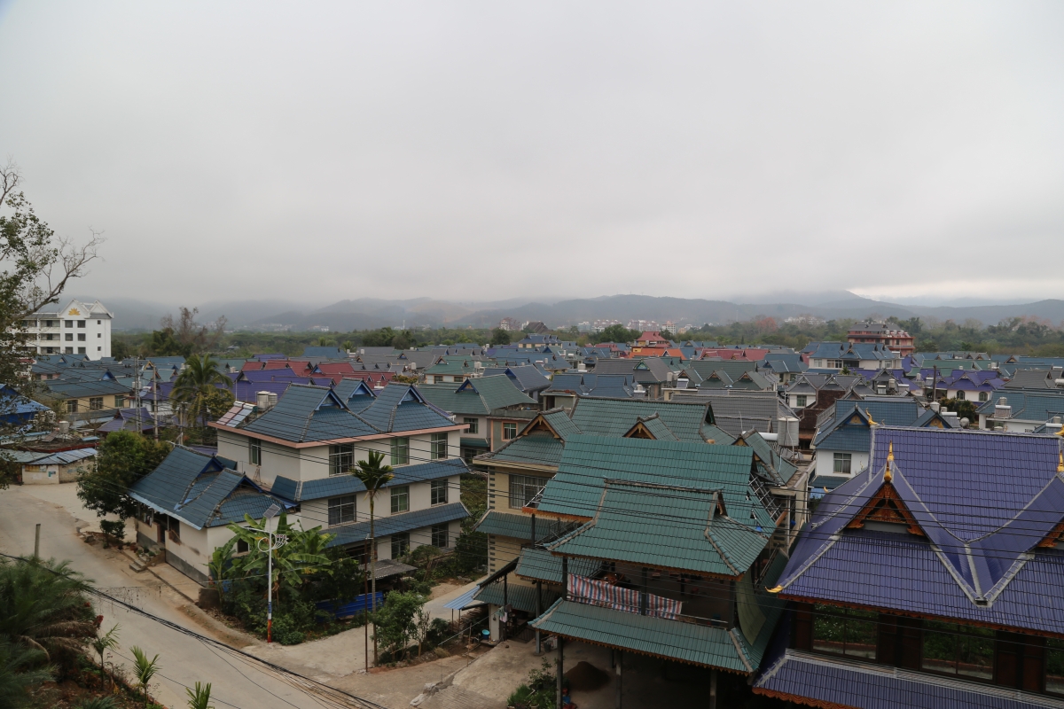 勐仑镇城子村图片