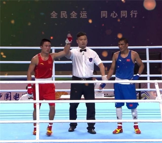 云南拳击运动员山俊强势挺进男子63公斤级决赛