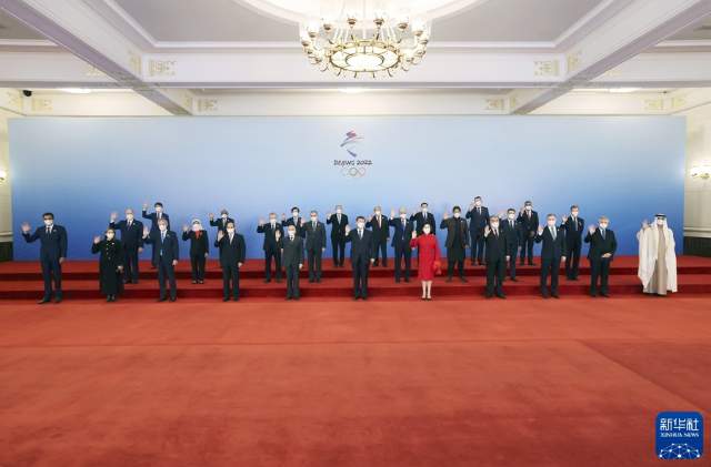 习近平和彭丽媛设宴欢迎出席北京2022年冬奥会开幕式的国际贵宾