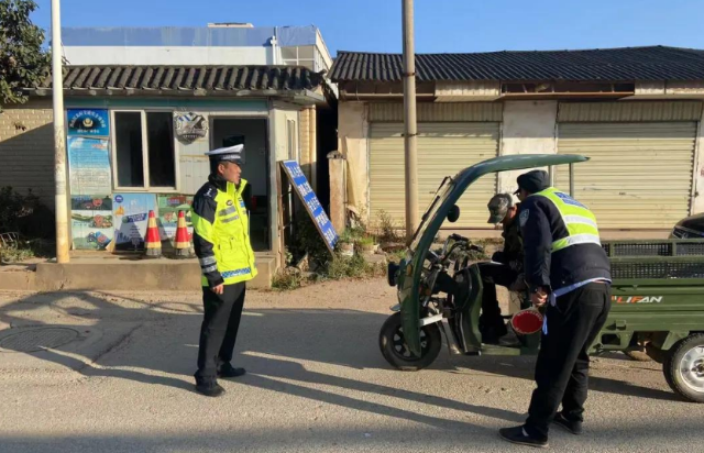 春节假期，云南交警这样守护“年味” 警方供图