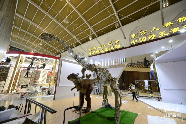 2022中国国际旅游交易会开幕在即，展馆亮点抢先看！（记者 龙宇丹摄）