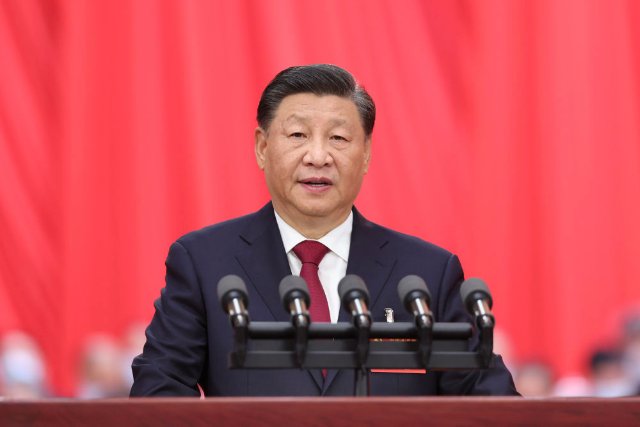 中国共产党第二十次全国代表大会在京开幕（图据新华社）