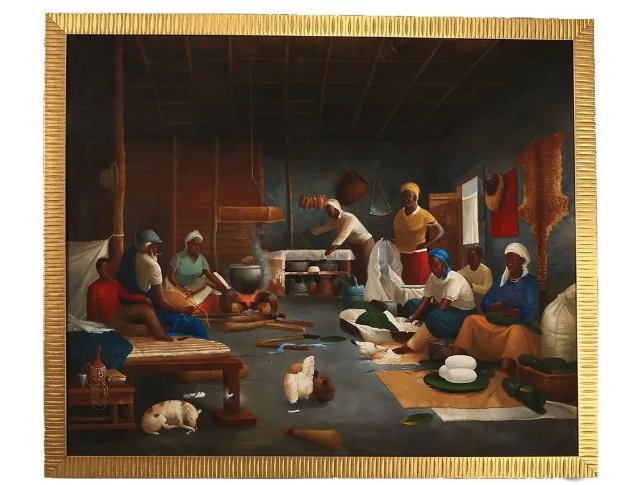 来自非洲的“马尼奥克”，藏在萨苏赠给习近平的油画里|习主席的国礼故事⑲