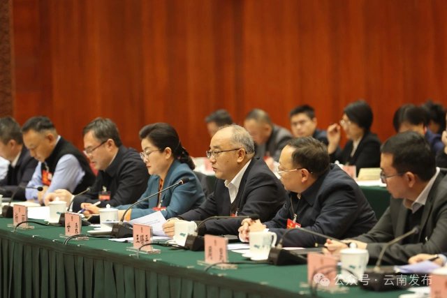 省政协十三届二次会议举行第一组界别联组协商会