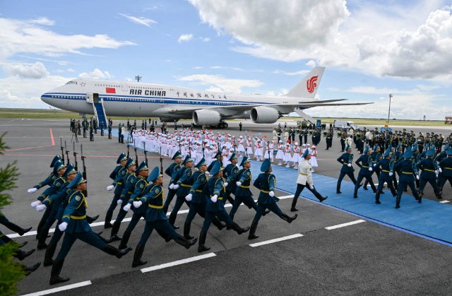 高清大图｜盛大隆重 习近平主席受到“最高礼遇”欢迎